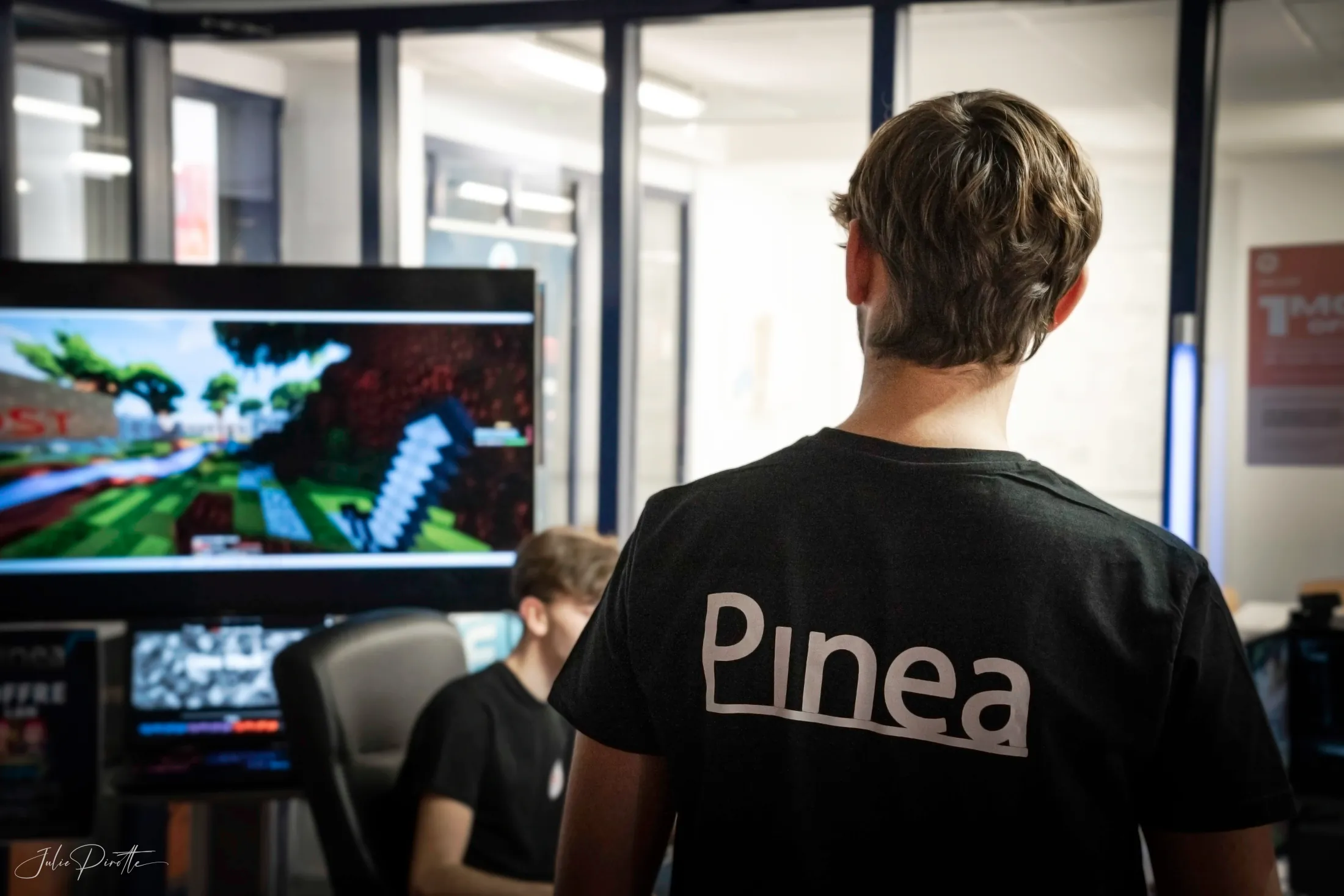 Pinea team working on a custom design